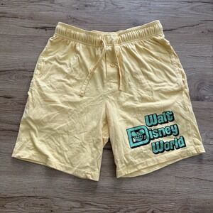 Vintage Disney Womens Size XS Walt Disney World Shorts Yellow